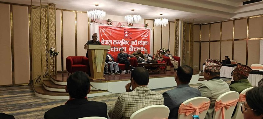   नेकपा (संयुक्त)को कार्यवाहक अध्यक्ष घनश्याम भुसाल
