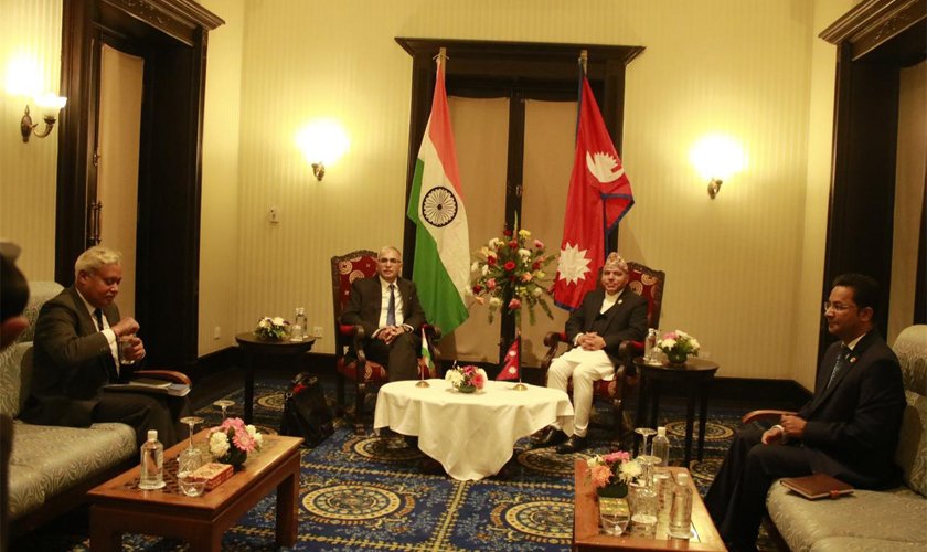 आधा घण्टामै सकियो नेपाल–भारत सचिवस्तरीय संयन्त्रको बैठक
