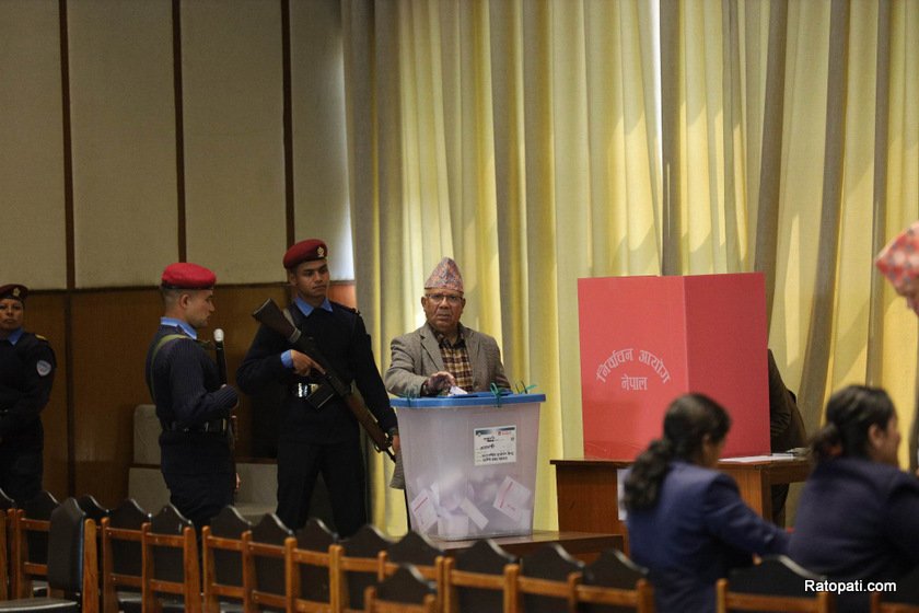 राष्ट्रपतिको निर्वाचनमा भोट क्रस हुने सम्भावना छैन : अध्यक्ष नेपाल