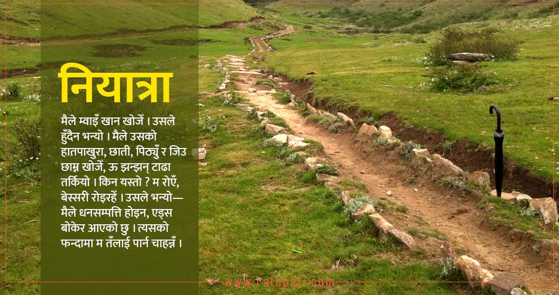   फूलको जुलुसमा राँगोको रन्को