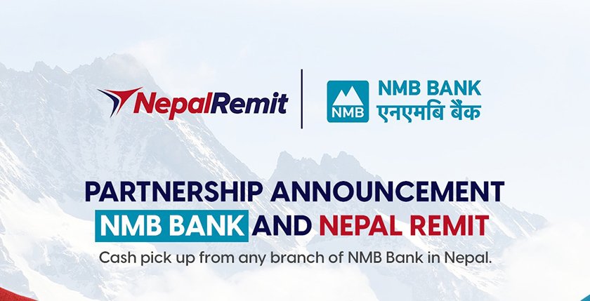 नेपाल रेमिट र एनएमबी बैंकबीच रेमिट्यान्स भुक्तानी सम्झौता