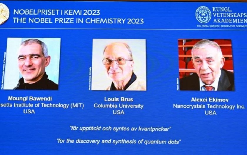 नानोक्रिस्टल कार्यका लागि तीन वैज्ञानिकलाई रसायनशास्त्रतर्फको नोबेल पुरस्कार प्रदान