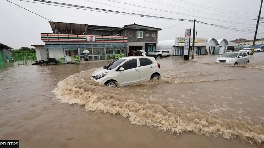दक्षिण कोरियामा भारी वर्षा र बाढी, मृत्यु हुनेको संख्या २२ पुग्यो