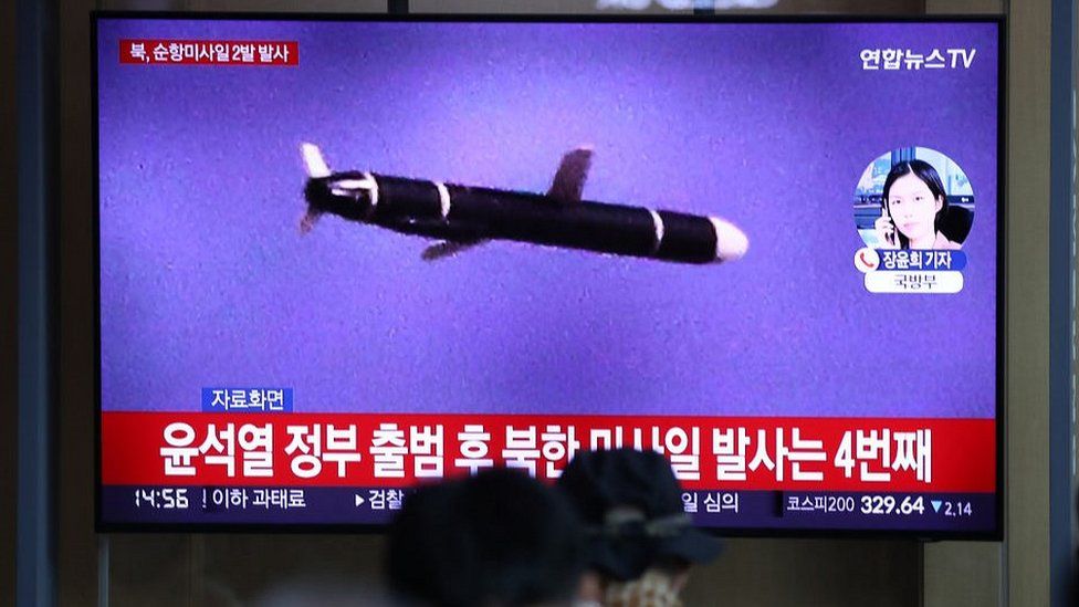 उत्तर कोरियाद्वारा क्रुज मिसाइल प्रहार