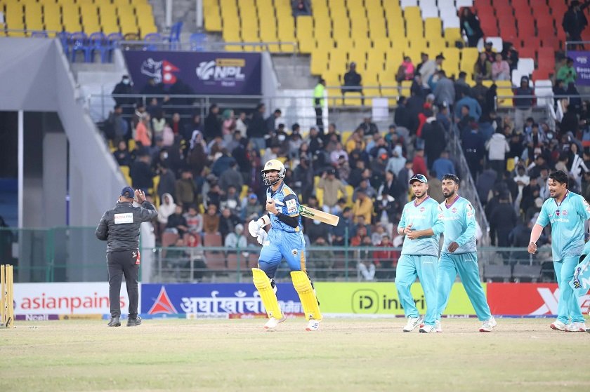   काठमान्डुलाई कर्णालीले दियाे १५० रनको लक्ष्य,  गुल्सन चुके अर्धशतकमा