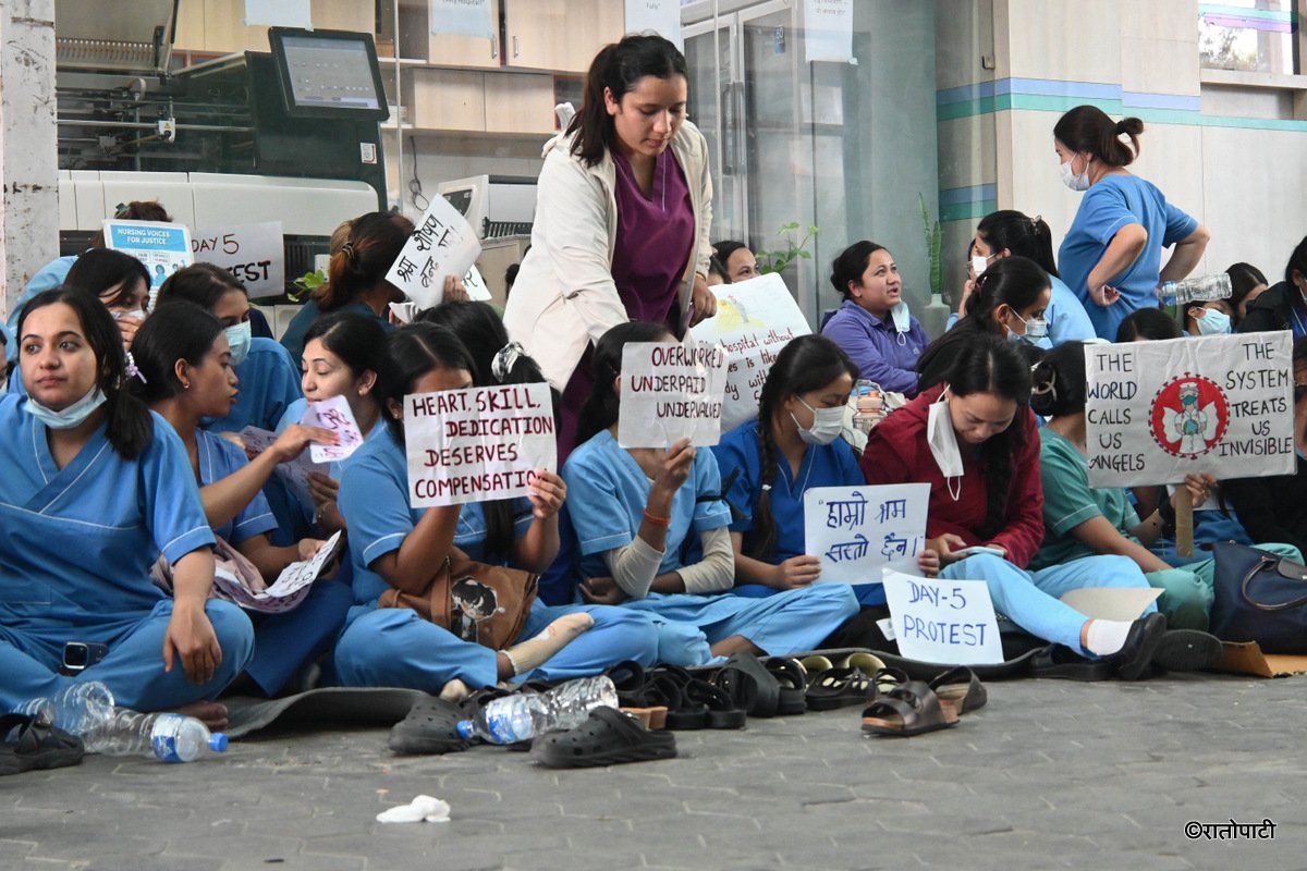 Nurse Protest_Pokhara (8)