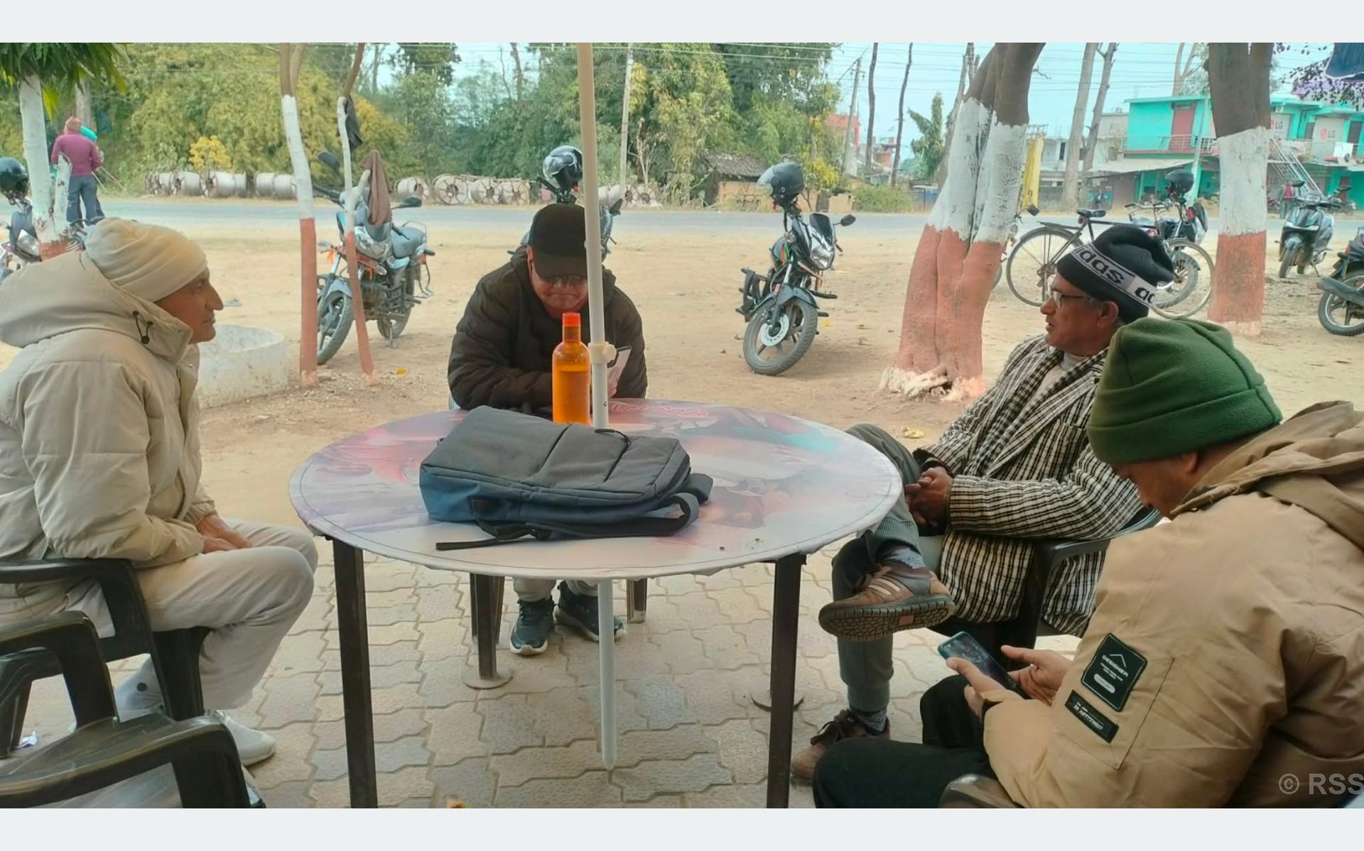  ‘चियाको चुस्कीभन्दा चुनावी गफ मिठा’