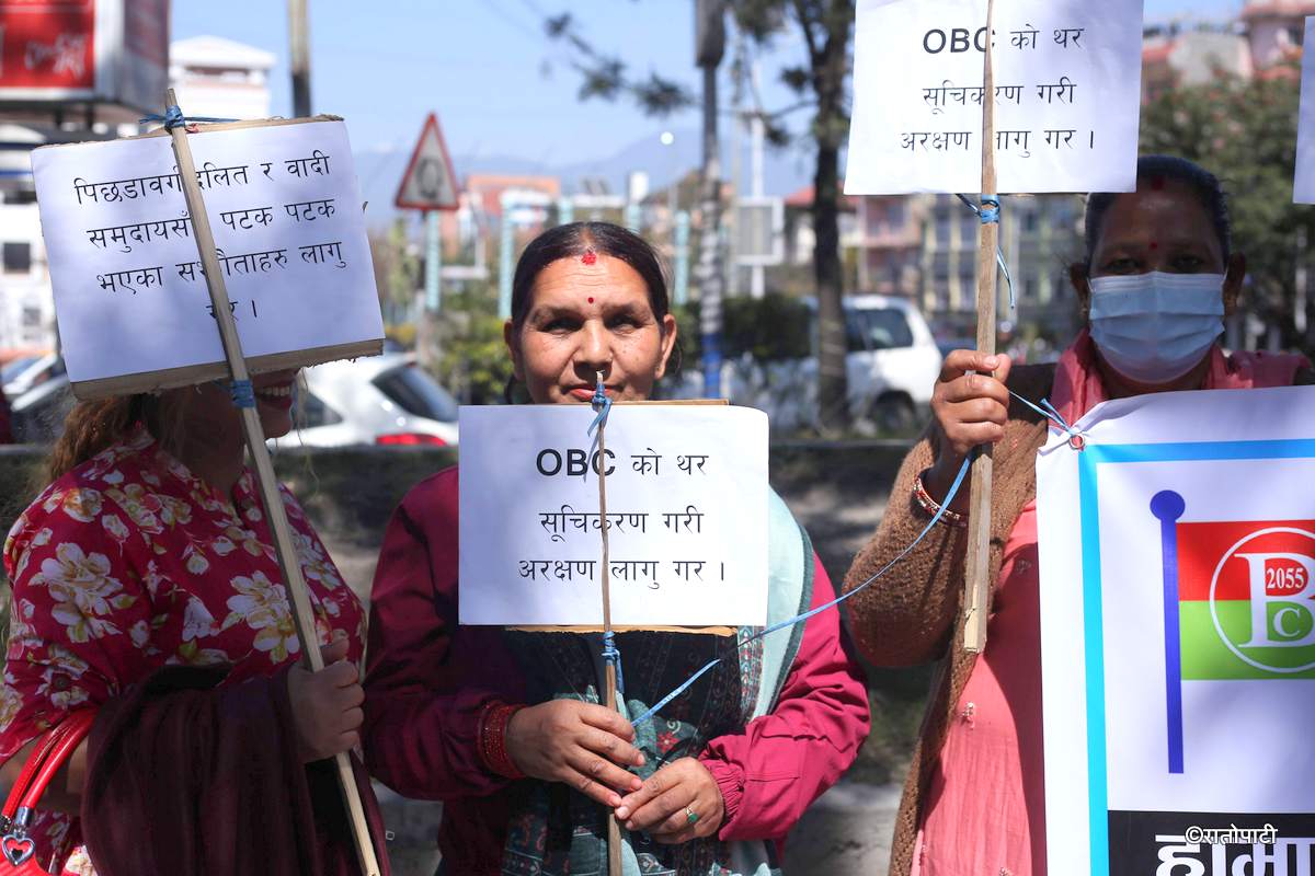 नेपाल पिछडावर्ग महासंघको प्रदर्शन, तस्बिरहरू