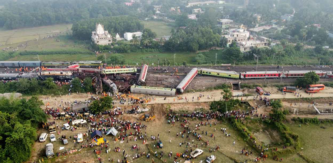 ओडिशा रेल दुर्घटनाको ५१ घन्टा पछि एक लेनको रेल सेवा सुचारु