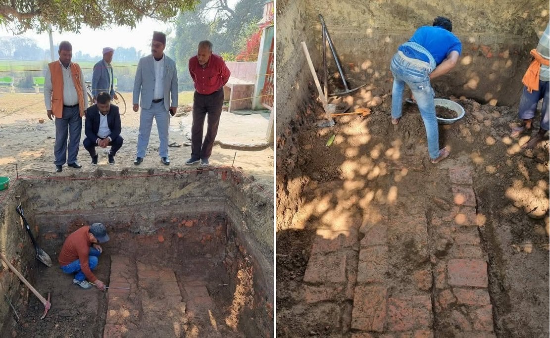 गौर बानेश्वर महादेव मन्दिर क्षेत्रमा भेटियो ६५० वर्ष पुरानो इँटा