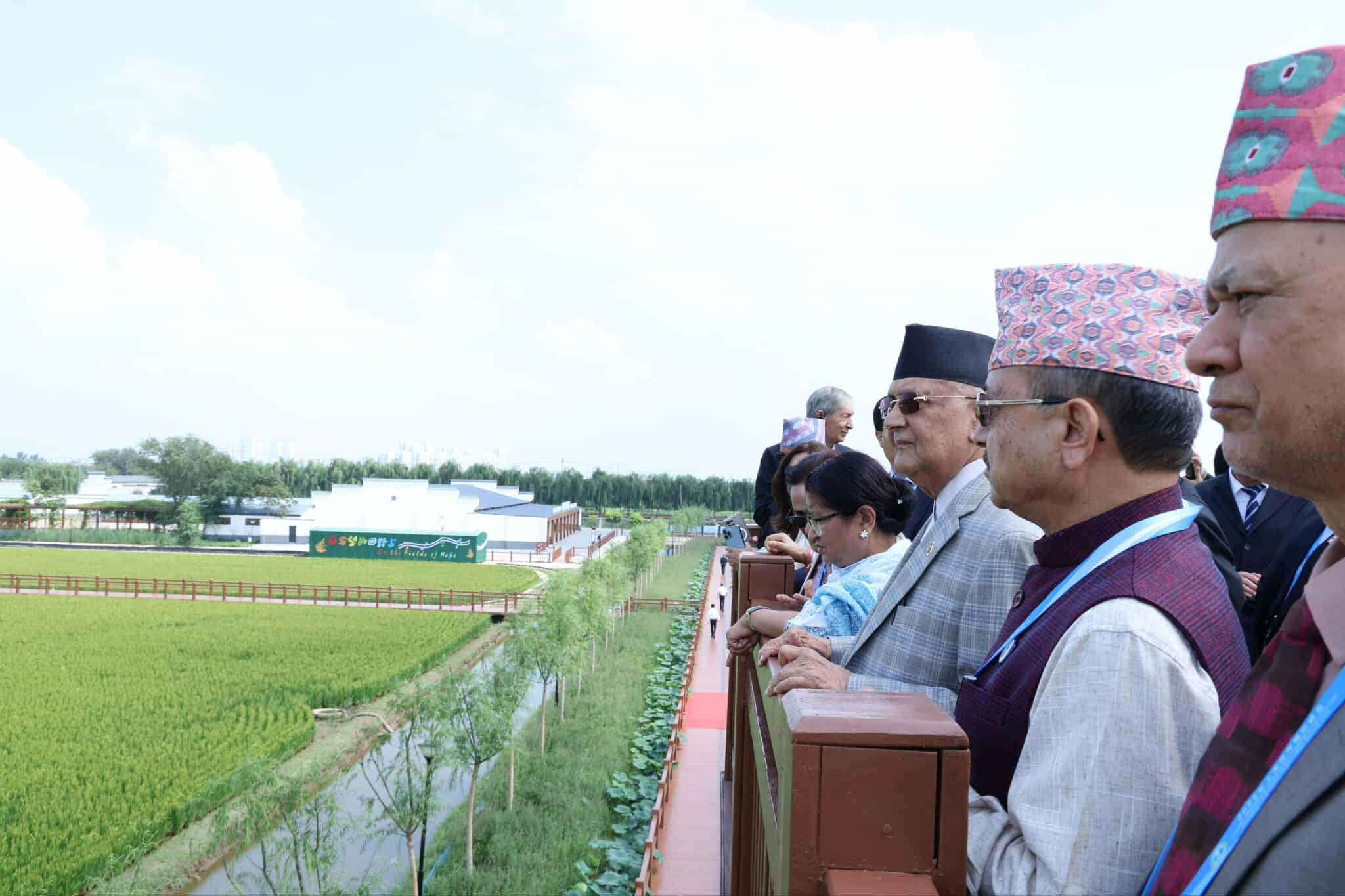   चीन भ्रमणमा रहेका प्रधानमन्त्री ओलीद्वारा धान उत्पादन विशेष क्षेत्रको अवलोकन
