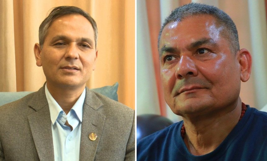 गृहमन्त्री अर्याल र प्रसाईँबिच भेटवार्ता