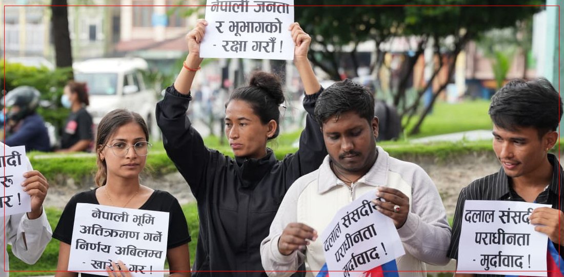 लिपुलेकमाथि भारत र चीनले हस्तक्षेप गरेको भन्दै प्रदर्शन, तस्बिरहरू
