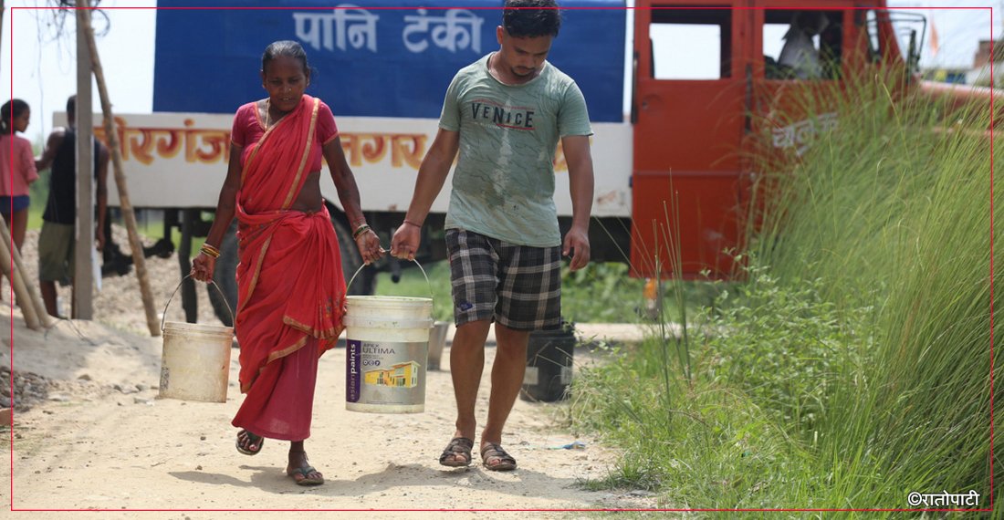   मधेसमा पानीको हाहाकार, तस्बिरहरू