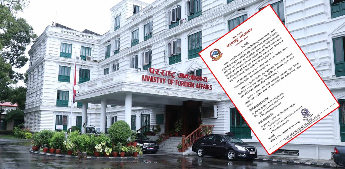 इजरायल–इरानबिच तनाव : नेपालीको सुरक्षामा परराष्ट्र मन्त्रालयको ध्यानाकर्षण