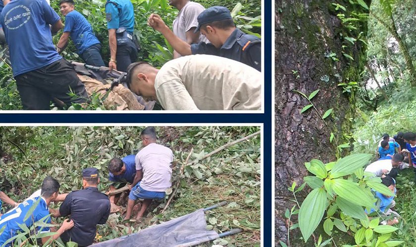 Two Dead, One Injured in Tractor Accident in Parbat
