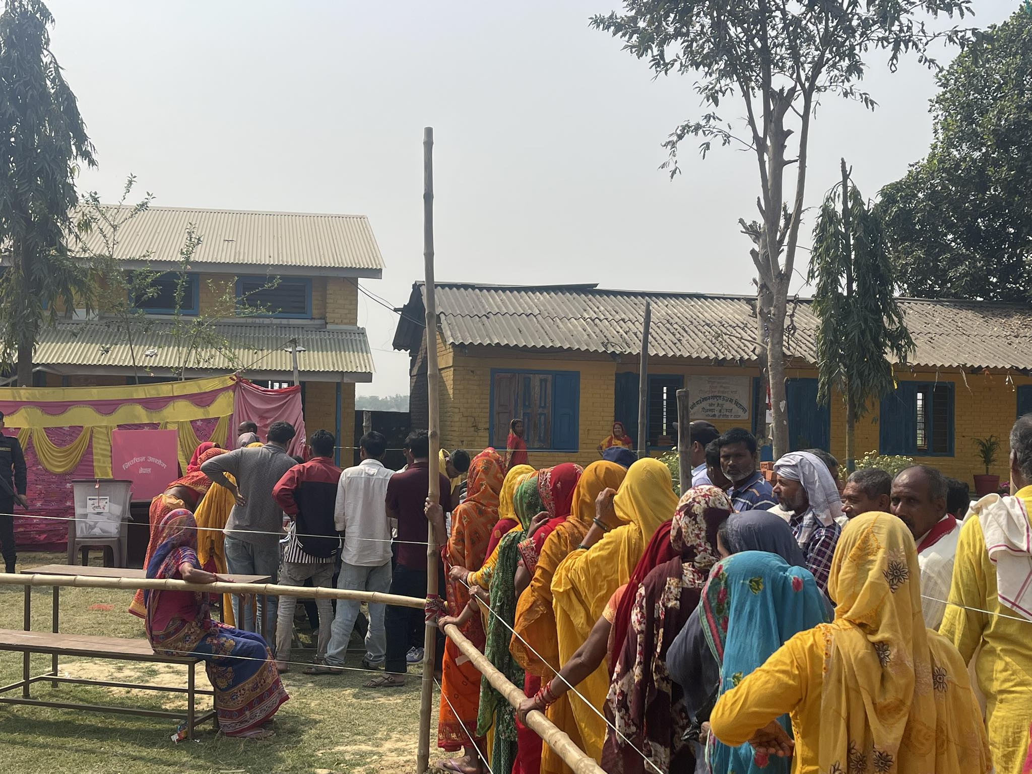 Voter Turnout Reaches Over 15% in Parsa District for House of Representatives Election
