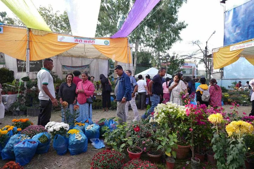 पुष्प मेलाको चौथो दिनः एक करोड तीन लाखको कारोबार, ३४ हजारले गरे अवलोकन