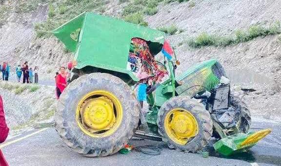 ट्याक्टर दुर्घटनामा चालकको मृत्यु, दुई घाइते