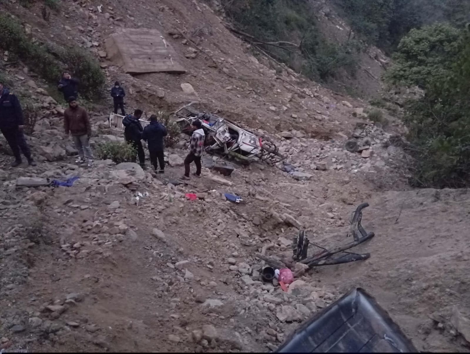 One Killed, Three Injured in Bolero Jeep Accident in Salyan