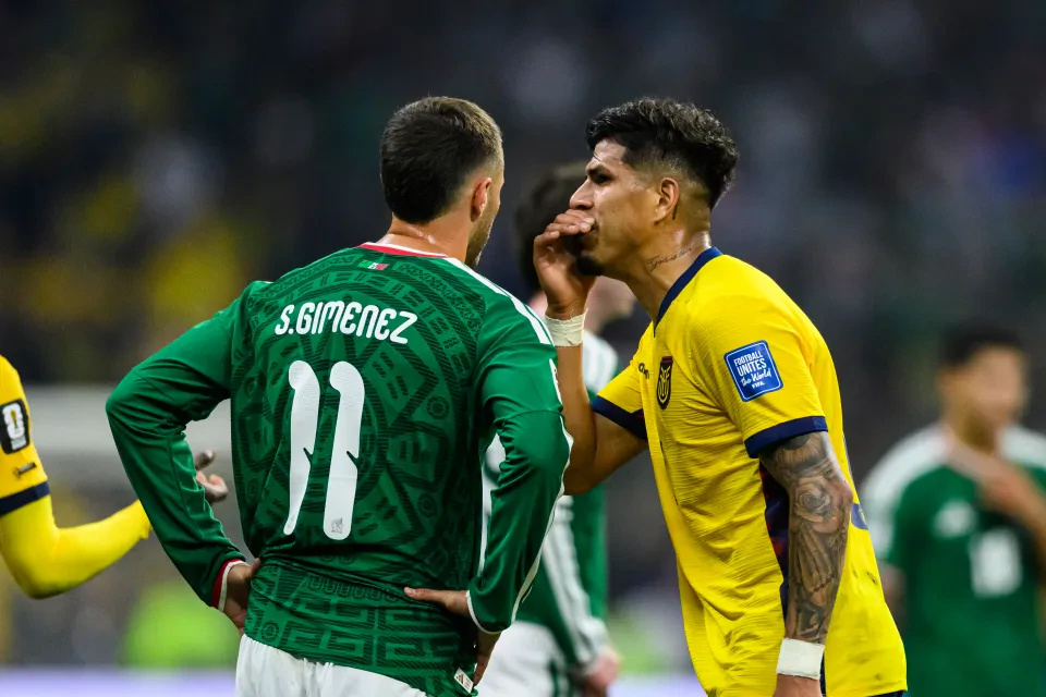 Ecuador Player Piero Hincapié Receives Red Card for Covering Mouth During Mexico Match