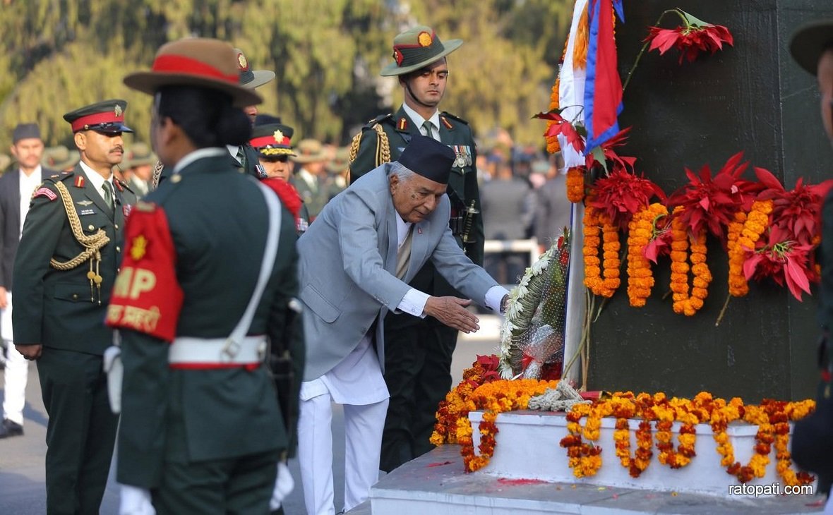 पृथ्वीनारायण शाहका दिव्योपदेशहरू राष्ट्र निर्माणका लागि मार्गदर्शक : राष्ट्रपति