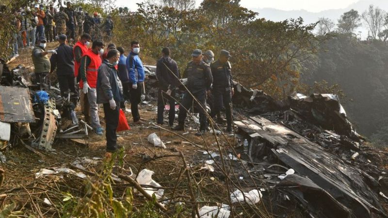 पोखराको विमान दुर्घटनामा परी मृत्यु भएका युपीका चार जनाका परिवारलाई ५–५ लाख क्षतिपूर्ति दिने