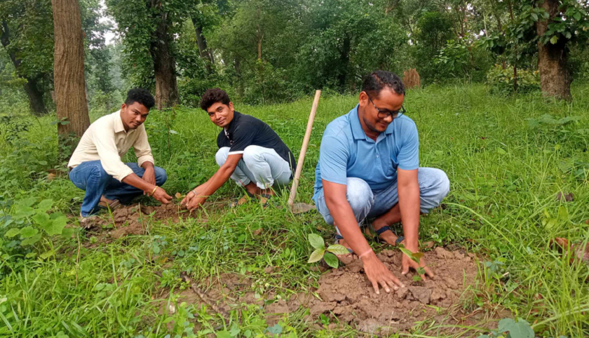 फोनिज स्थापना दिवसमा कैलालीमा वृक्षारोपण