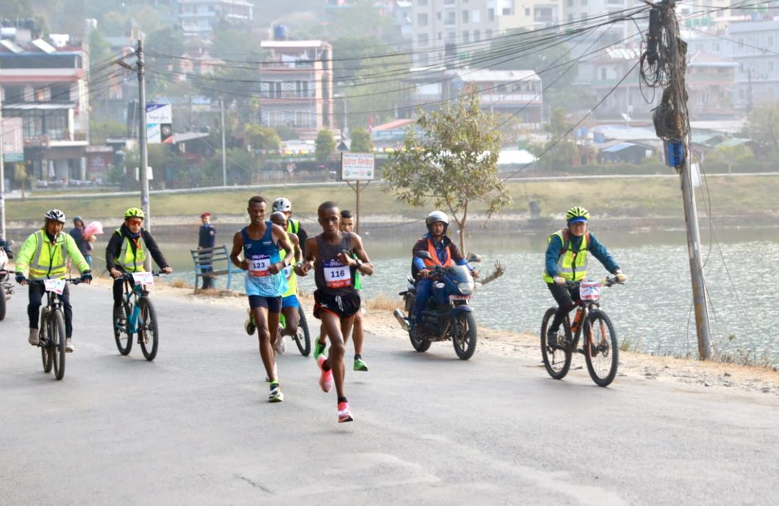 पोखरा म्याराथनका सबै पुरस्कार केन्याली धावकलाई