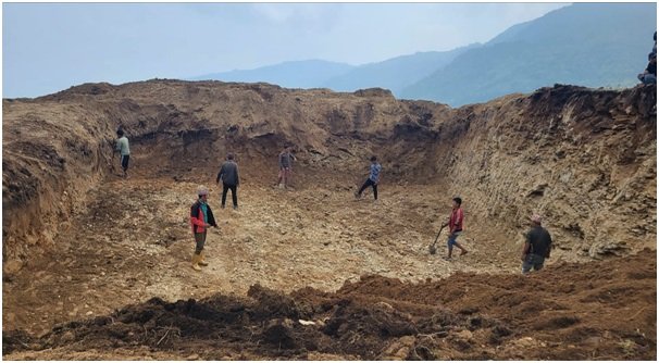 हिउँदमा सिँचाइ गर्न फलेवासमा पोखरी निर्माण