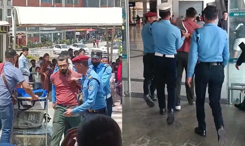   विमानस्थलमा यात्रुमाथि दुर्व्यवहार गर्ने ३ जना प्रहरीमाथि कारबाही