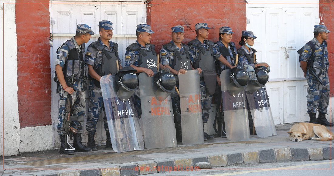 राजावादी प्रदर्शनमा झन्डै २ हजार सशस्त्र प्रहरी परिचालन