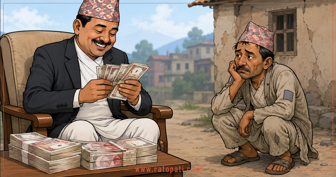करोडौँ लैजान्छ संघ सरकार, लाख कमाउन सङ्घर्ष गर्छन् पालिका