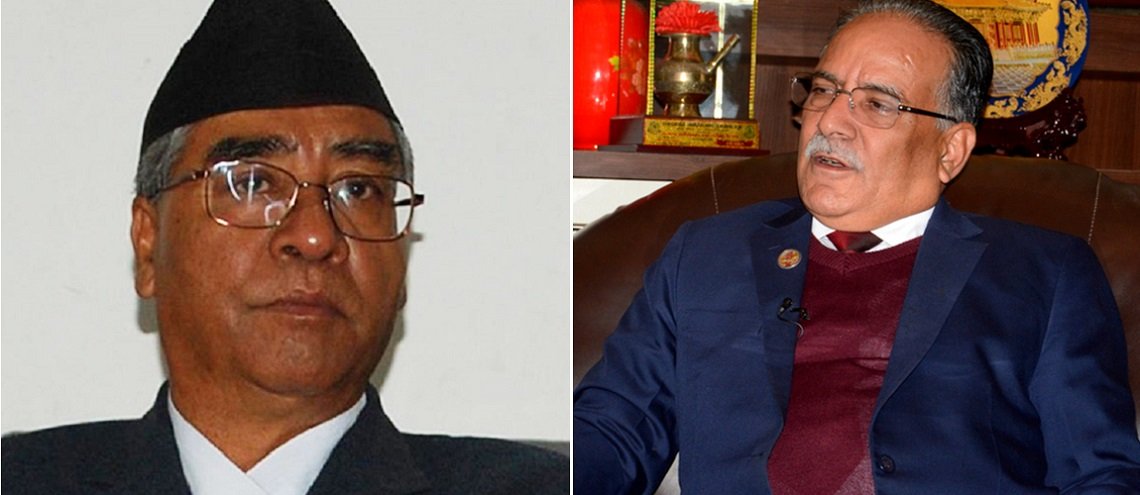 संसद्को गतिरोध अन्त्य गर्नेबारे देउवा–प्रचण्डबिच छलफल हुने