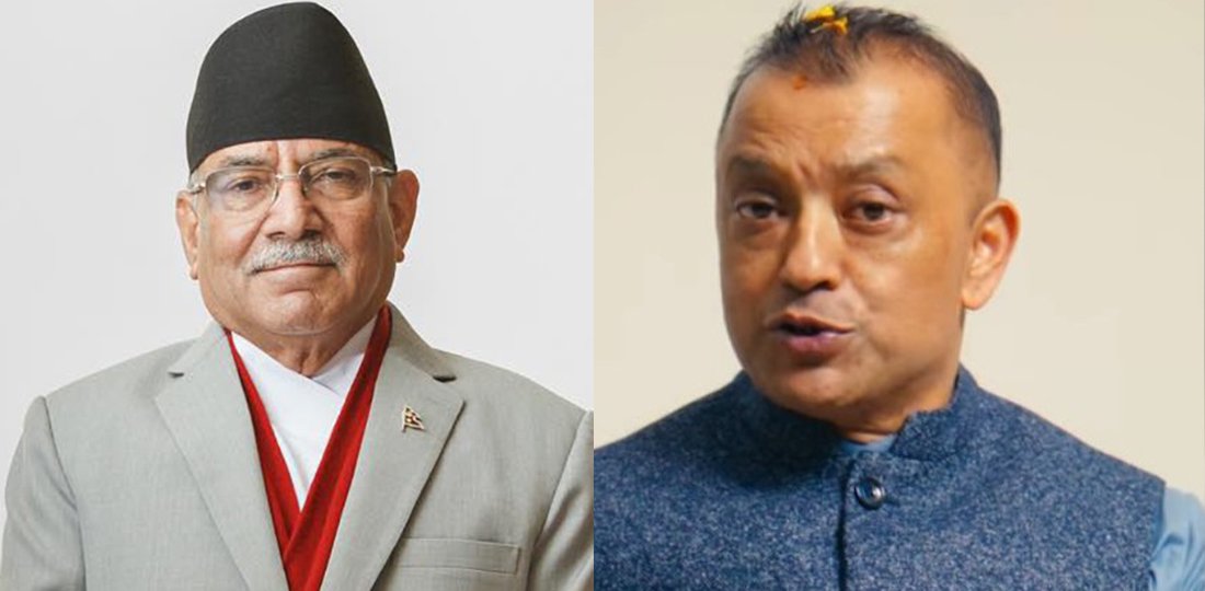   कांग्रेस सभापति थापा र नेकपा संयोजक प्रचण्डबिच भेटवार्ता