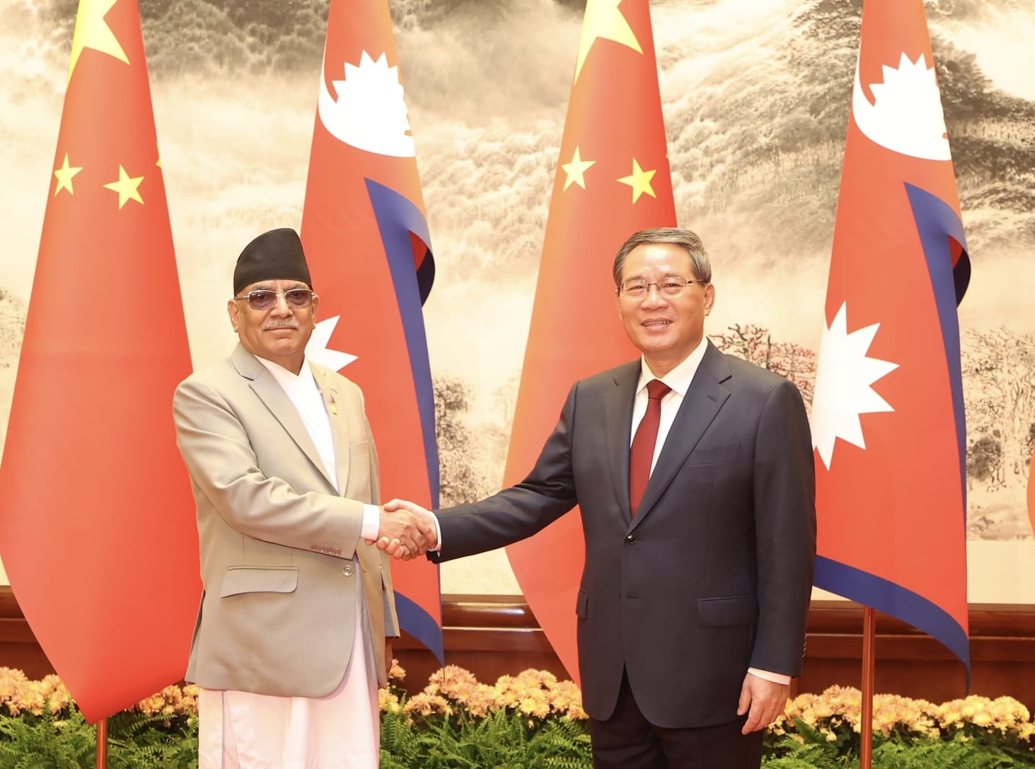 नेपाल-चीनबीचको सम्बन्धमा नयाँ ऊर्जा थपिएको छ : चिनियाँ प्रधानमन्त्री