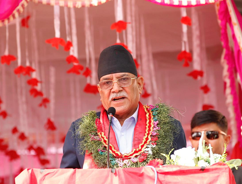 बाँकी क्रान्ति पूरा गर्न २५/३० वर्षको युवा जसरी देश दौडाहामा छु : प्रचण्ड