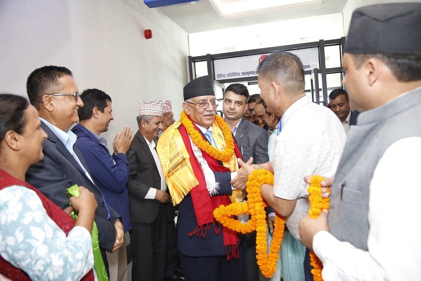   पुष्पलाल लोकमार्ग अभियान सुरु गर्न अध्यक्ष प्रचण्ड पोखरामा