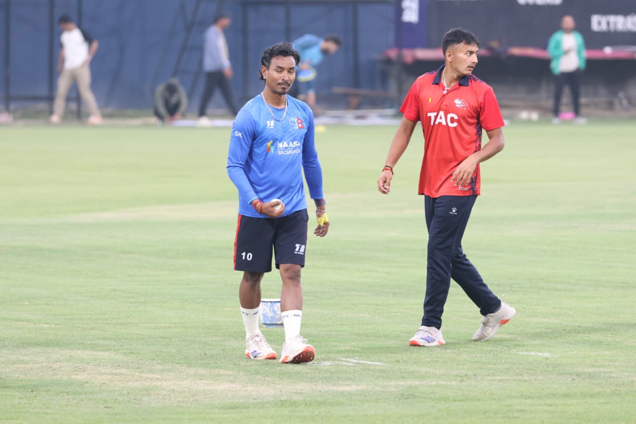 Practice before Match at Flodlight_NPL (1)