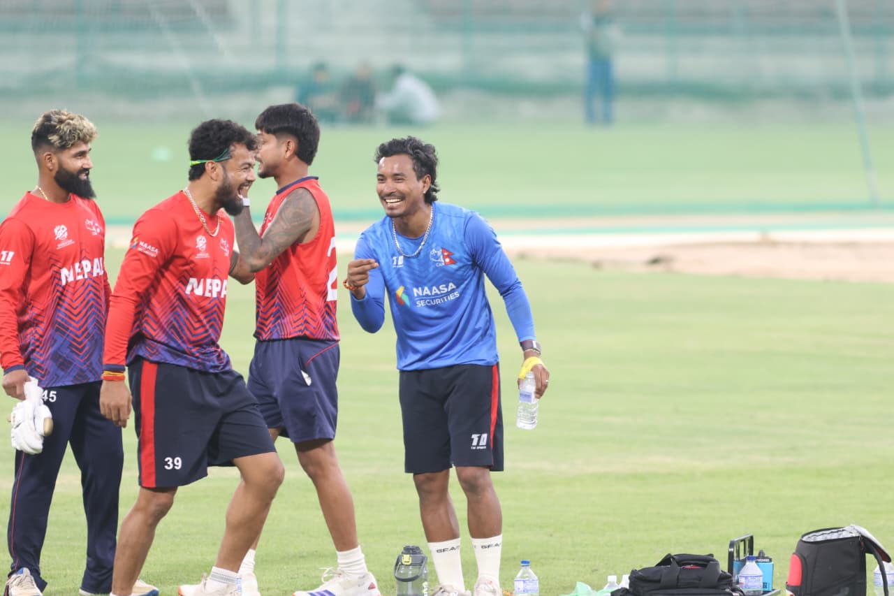 Practice before Match at Flodlight_NPL (2)