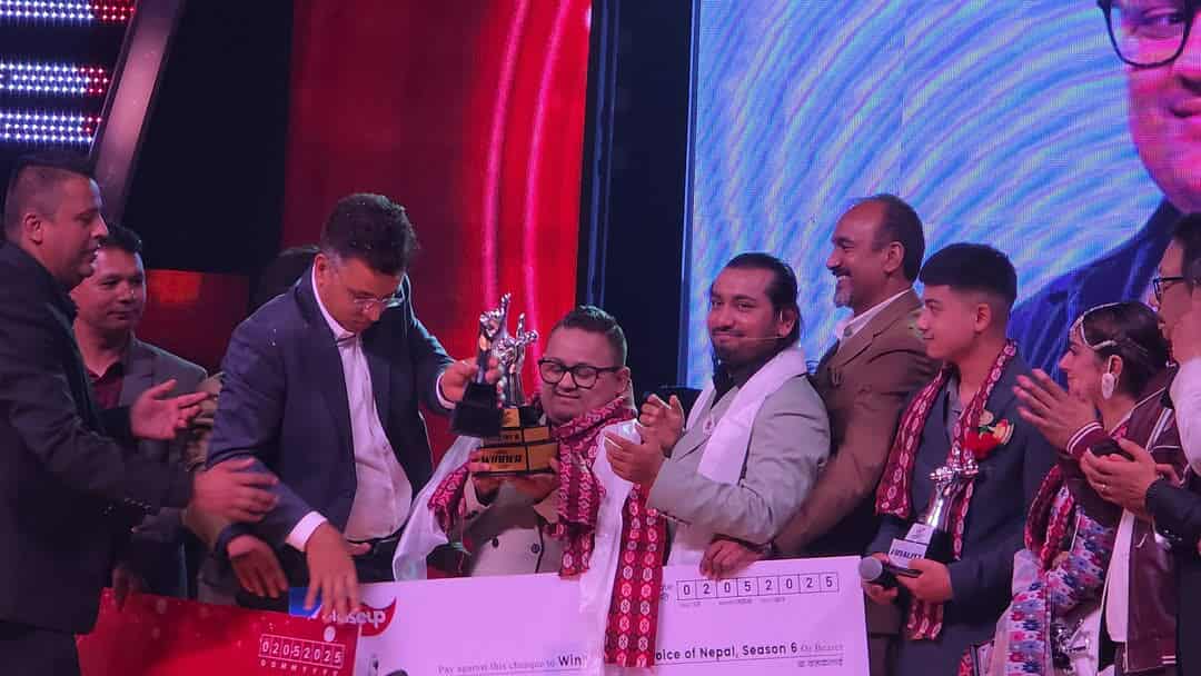 प्रशेष पाण्डेले जिते ‘भ्वाइस अफ नेपाल’को उपाधि