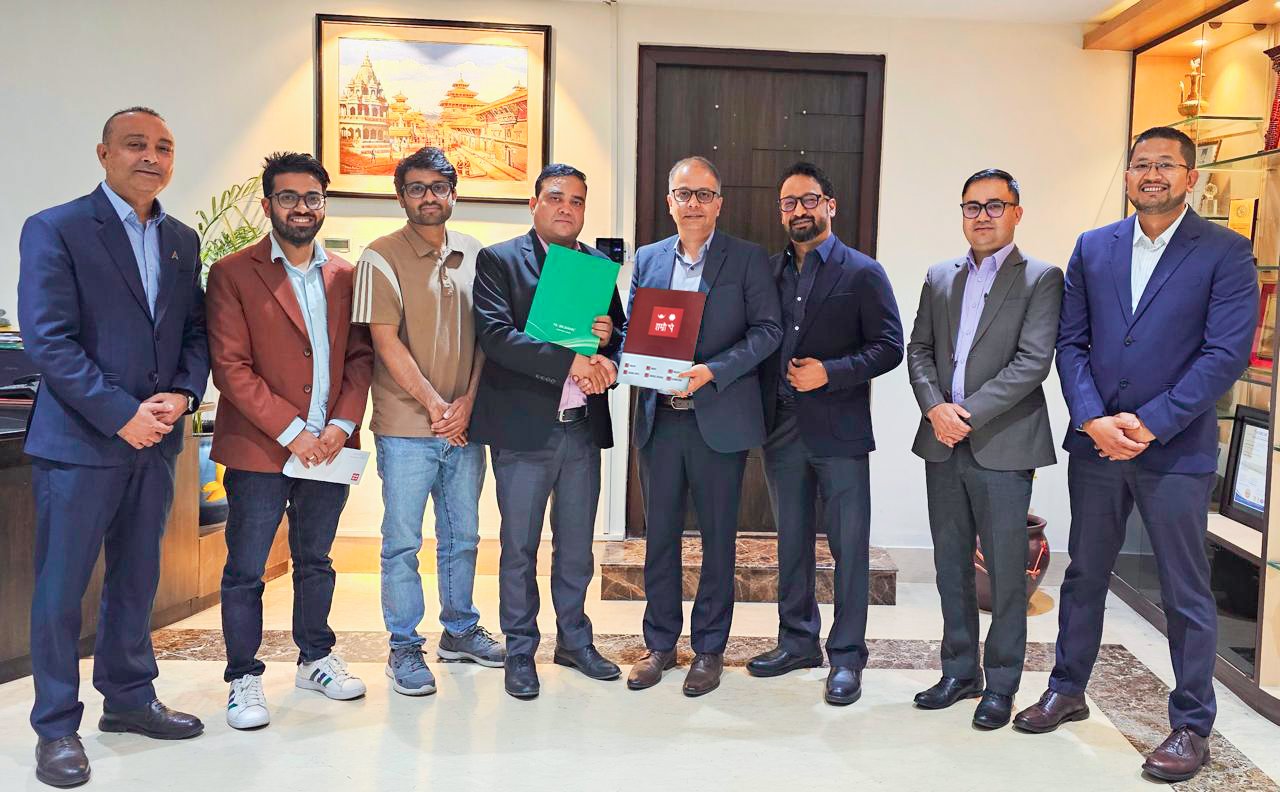 हाम्रो पे र नबिल बैंकबिच सहकार्य
