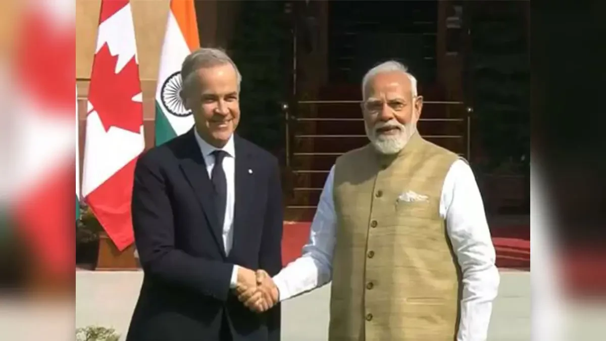   भारत भ्रमणमा रहेका मार्क कार्नीले भेटे नरेन्द्र मोदीलाई