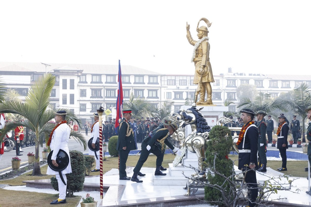 पृथ्वीजयन्तीका अवसरमा जङ्गी अड्डामा विविध कार्यक्रम