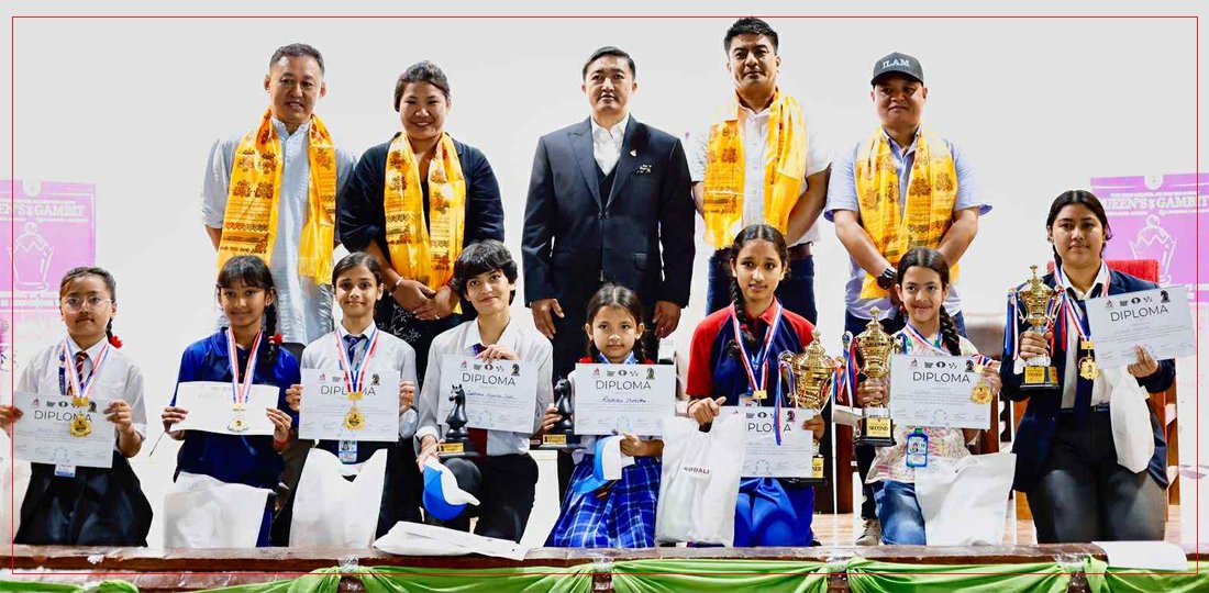 हिमालयन क्वीन्स ग्याम्बिटमा ७ वर्षदेखि ६७ वर्षसम्मका खेलाडीको प्रतिस्पर्धा, प्रिसियस च्याम्पियन