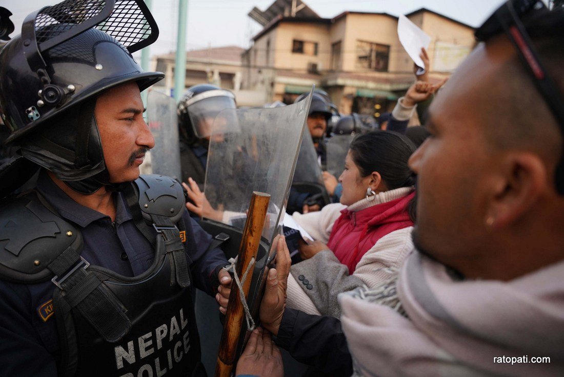 Protest agints India_Nepal photo library3