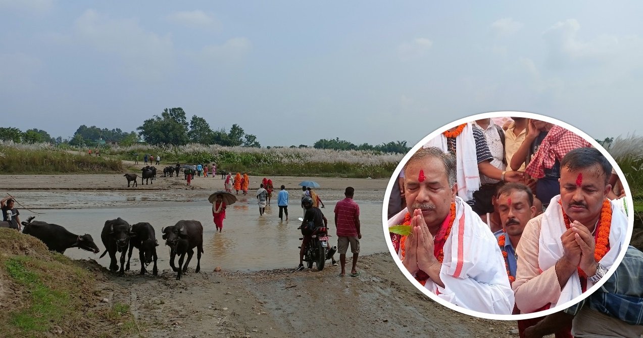   जनतालाई देखाउन चुनावअघि शिलान्यास गरिएको पुल तीन वर्षदेखि अलपत्र