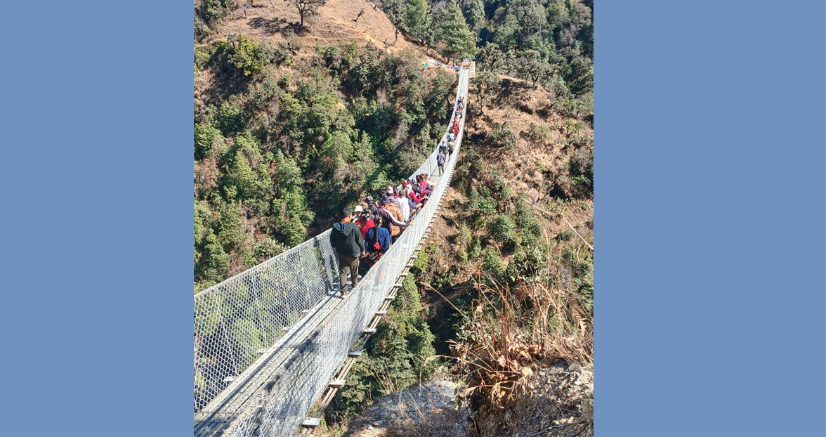 झोलुङ्गे पुलले यात्राअवधि छोटियो