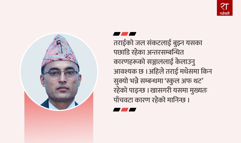   भूमिगत जल सङ्कट : कारण, प्रभाव र समाधान