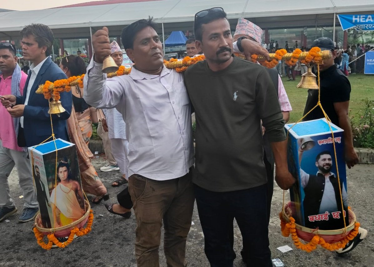 Rastriya Swatantra Party Supporters Compare Rabi Lamichhane to Ram and Balen Shah to Laxman